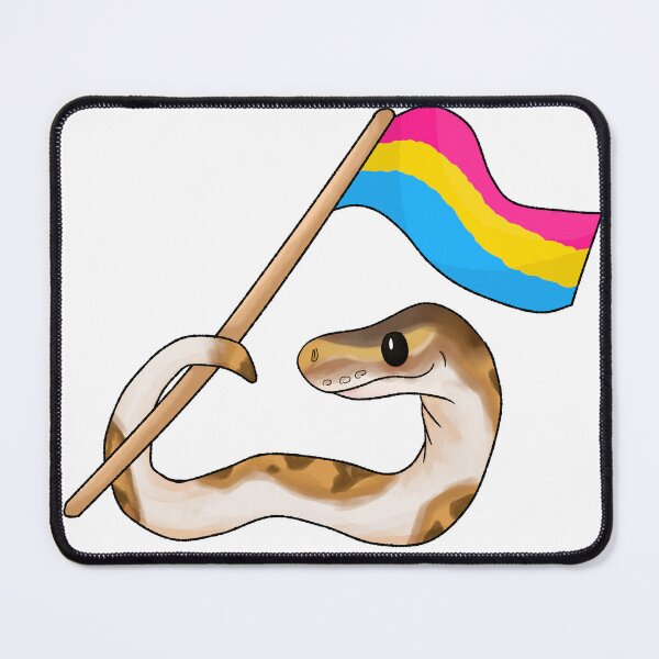 Item preview, Ball Python Pride! [Piebald Morph, Pansexual] designed and sold by Quirkball.