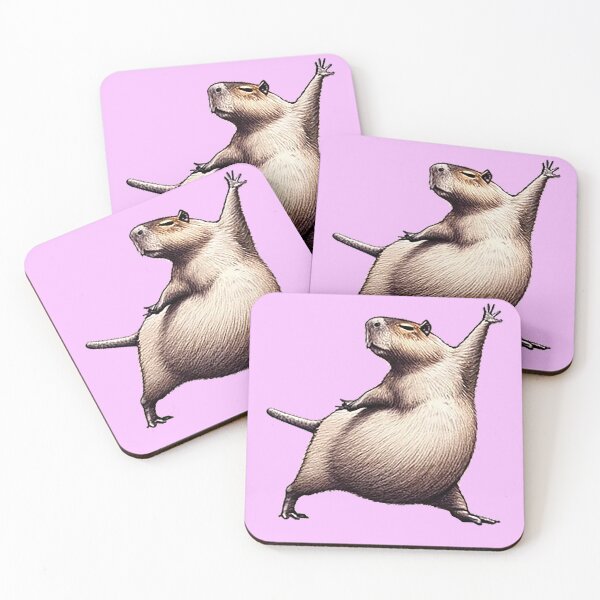 Item preview, Yoga Capybara designed and sold by KaraTeProject.