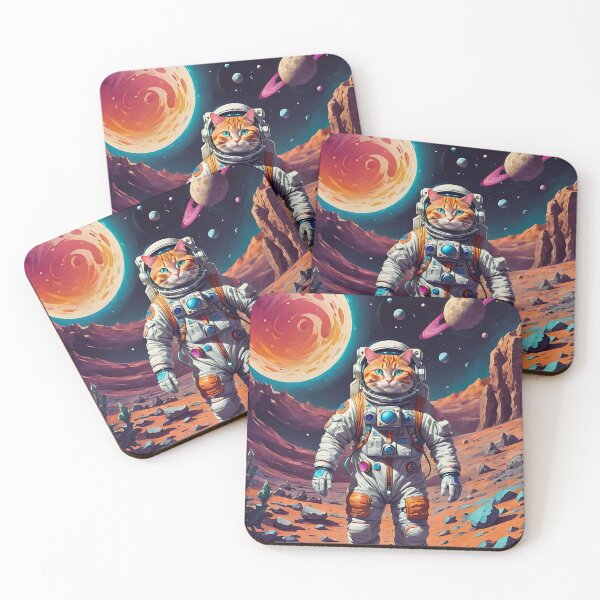 Item preview, Cat Astronaut in the space designed and sold by Marcicev-Bojan.