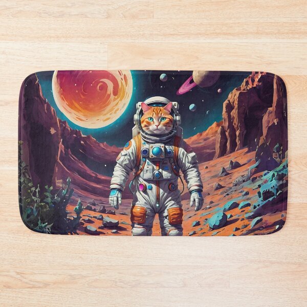 Item preview, Cat Astronaut in the space designed and sold by Marcicev-Bojan.