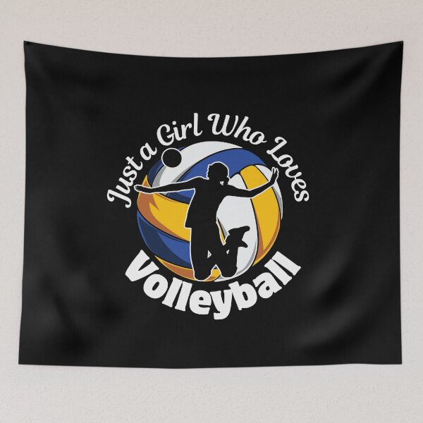 Item preview, just a girl who loves volleyball Serve & Style designed and sold by ElLocoMus.