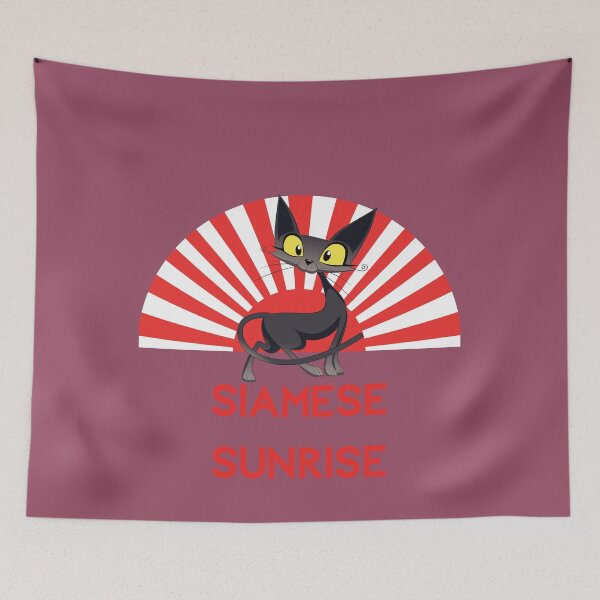 Item preview, Siamese Sunrise designed and sold by Tripp Art Studio.