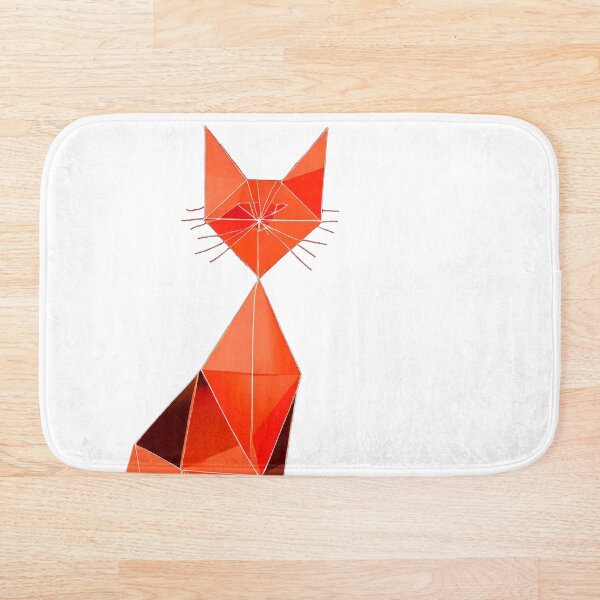 Aperçu de l'œuvre Origami chat minou créée et vendue par MakeInShop.