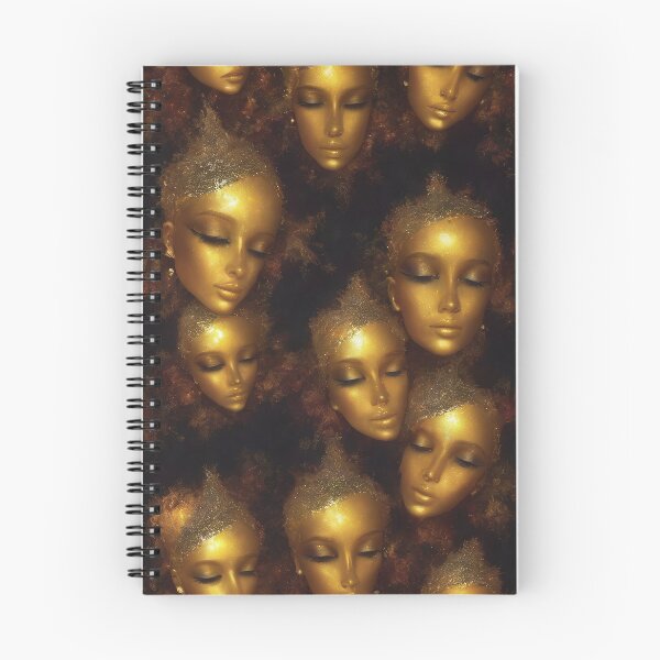Item preview, Gleaming Faces: A Golden Kaleidoscope designed and sold by ZION-E-Store.