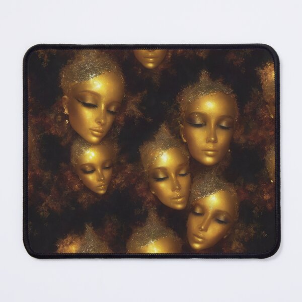 Item preview, Gleaming Faces: A Golden Kaleidoscope designed and sold by ZION-E-Store.
