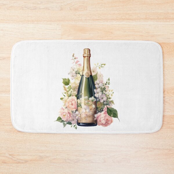 Item preview, Wine with aesthetic pink flowers designed and sold by ArtemisDesignss.