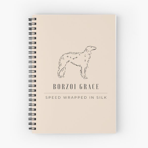 Aperçu de l'œuvre Borzoi Grace Speed wrapped in silk - Borzoi Russian Hound Style créée et vendue par Sleek Sketch Studio.