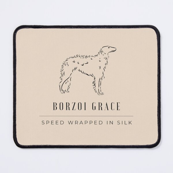 Item preview, Borzoi Grace Speed wrapped in silk - Borzoi Russian Hound Style designed and sold by Sleek Sketch Studio.