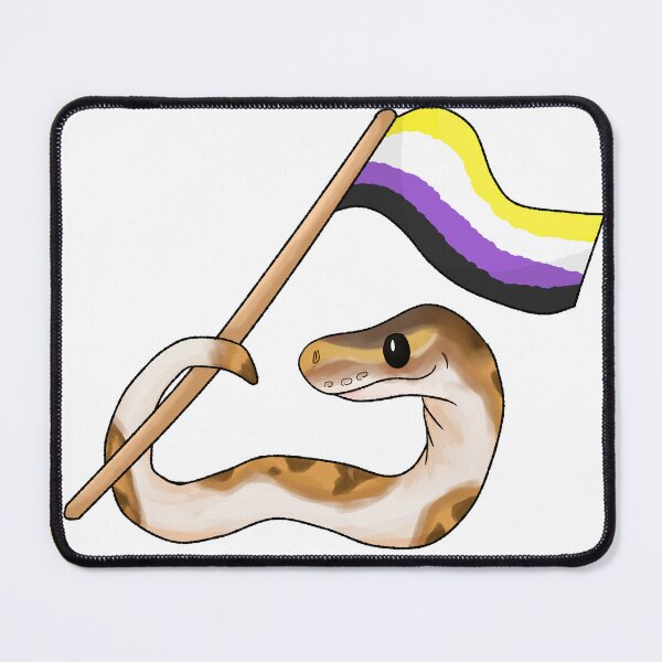 Artikelvorschau, Kugelpython-Stolz! [Piebald Morph, Non-Binary] entworfen und verkauft von Quirkball.