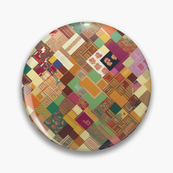Item preview, Harmony of Stitched Hues designed and sold by PixelPatchwork.
