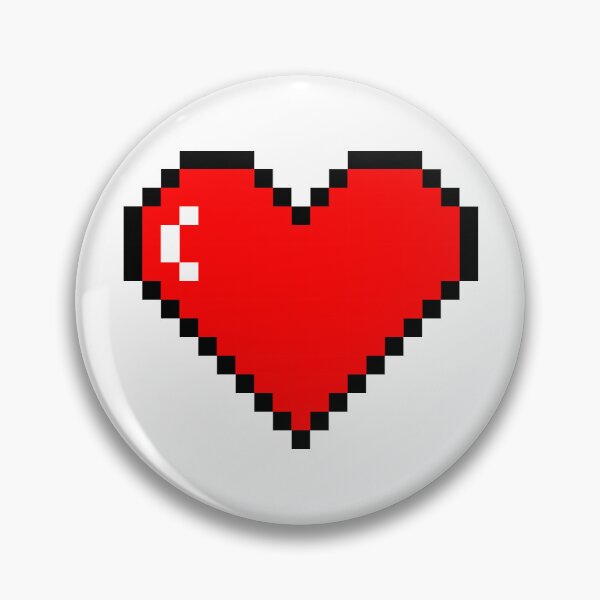 Item preview, 8-bit heart designed and sold by Phil1pp3.