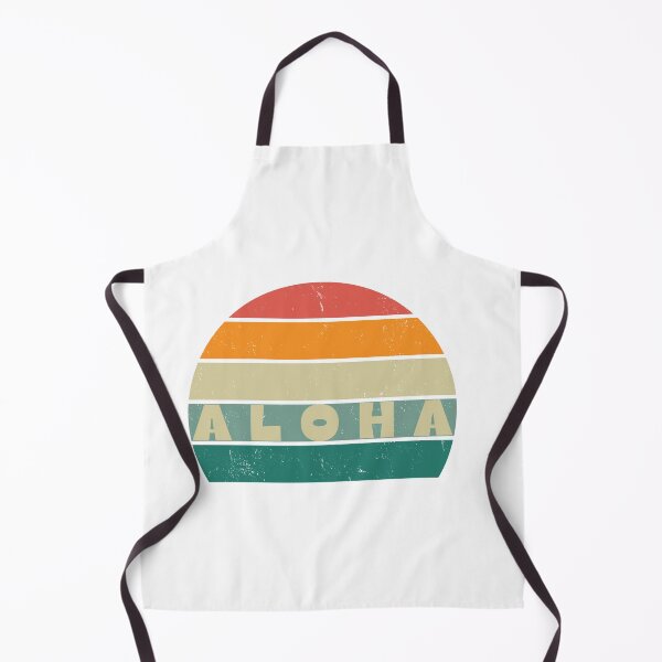 Item preview, Aloha Vintage Sunset - Retro Hawaiian Beach Vibes Artwork designed and sold by Hill Strom.
