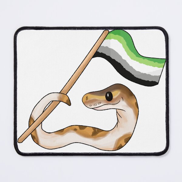 Item preview, Ball Python Pride! [Piebald Morph, Aromantic] designed and sold by Quirkball.