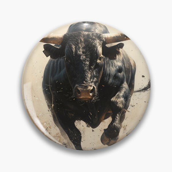 Item preview, Charging Bull Art designed and sold by Obsidian Ink by Wilshire.