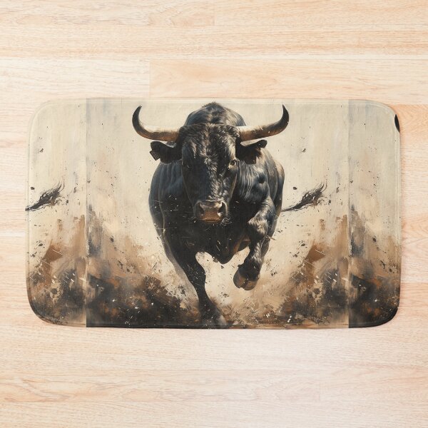 Item preview, Charging Bull Art designed and sold by Obsidian Ink by Wilshire.