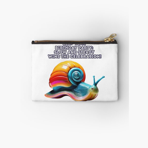 Item preview, Leap Year Delight: Rainbow Snail's Birthday Extravaganza designed and sold by PING 999 STUDIO.
