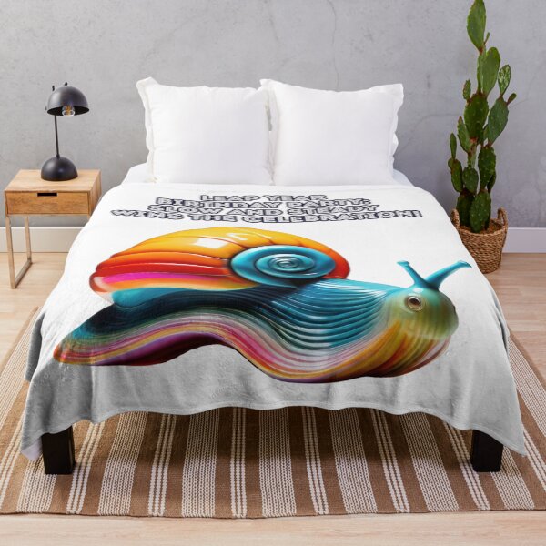 Item preview, Leap Year Delight: Rainbow Snail's Birthday Extravaganza designed and sold by RvinJo8.