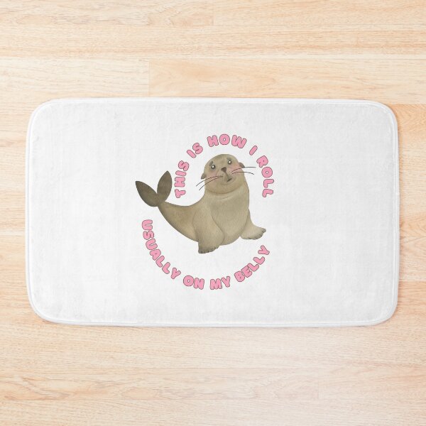 Item preview, This is how I roll usually on my belly, cute sea lion designed and sold by BritishDelights.