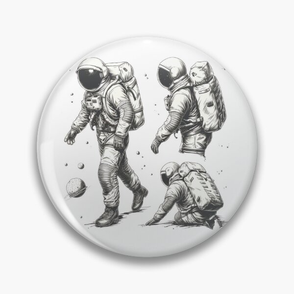 Item preview,  Cosmonauts in space designed and sold by Revived Design.