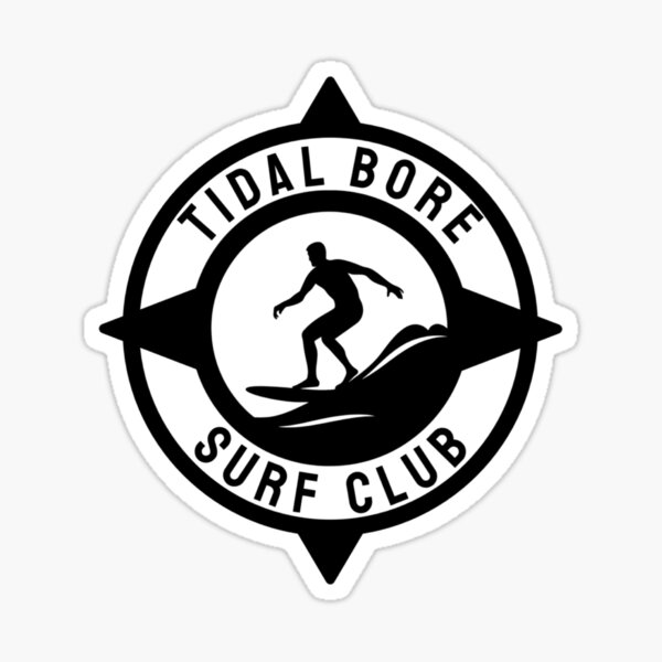 Tidal Bore Surf Club Sticker