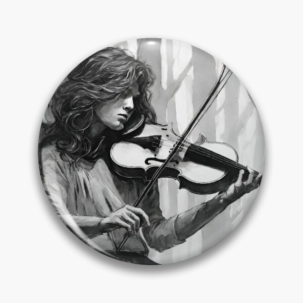 Item preview, Beautiful violinist in the forest designed and sold by LTI-Stickers.