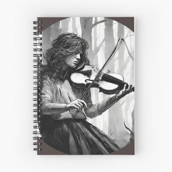 Item preview, Beautiful violinist in the forest - sticker designed and sold by LTI-Stickers.