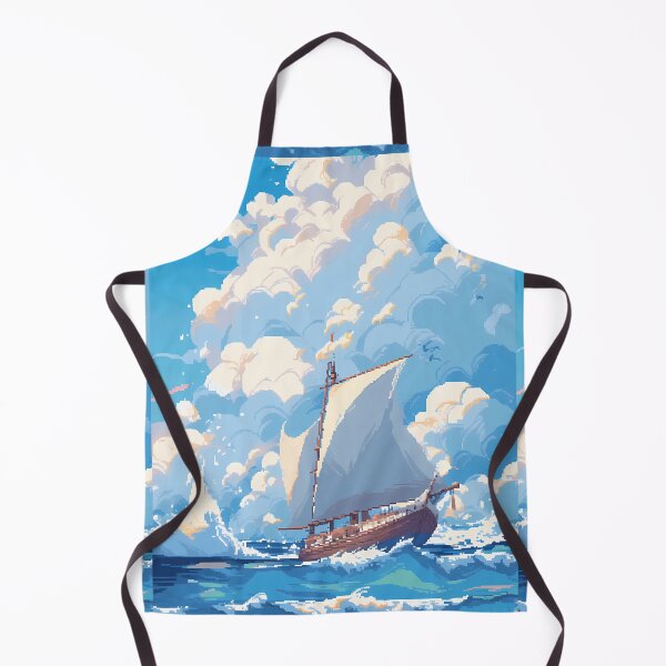 Item preview, Sailing Ship, relaxing vibes- Pixel art designed and sold by octoboobs.