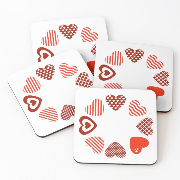 Item preview, Red heart circle designed and sold by zsofiet.