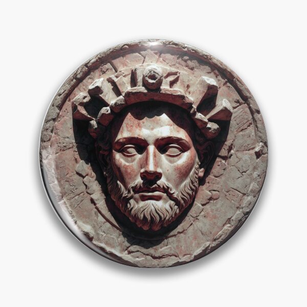 Item preview, Majestic Authority: Roman Mythological Face Art of Creon designed and sold by creative-cub.