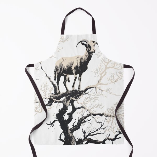 Item preview, Goat on tree designed and sold by GAETIGE.