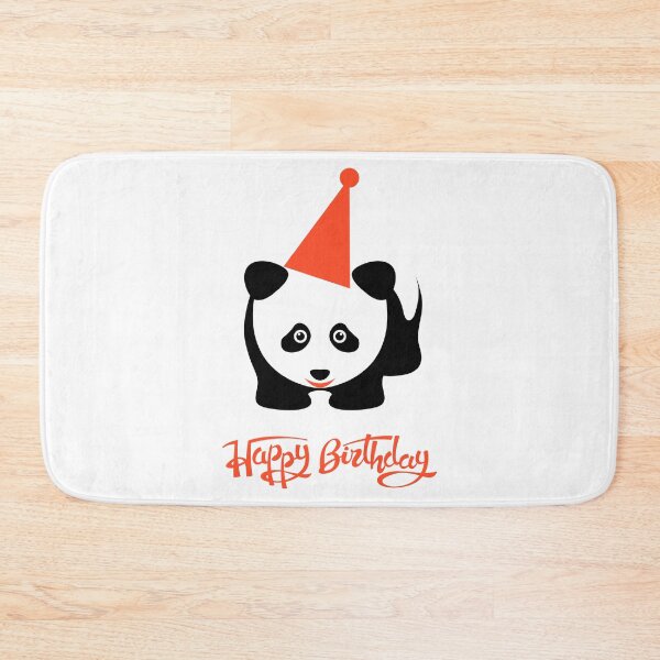 Item preview, Panda happy birthday designed and sold by wectorworld.