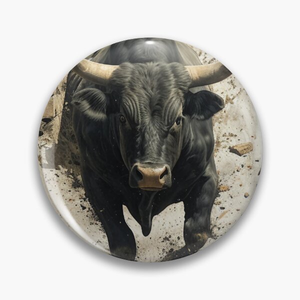 Item preview, Charging Bull Art designed and sold by Obsidian Ink by Wilshire.