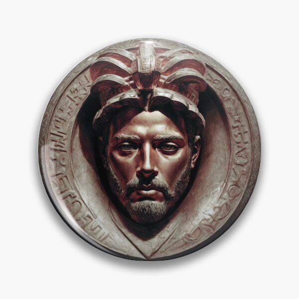 Item preview, Gilded Legacy: Greek Mythological Face Art of King Midas designed and sold by creative-cub.