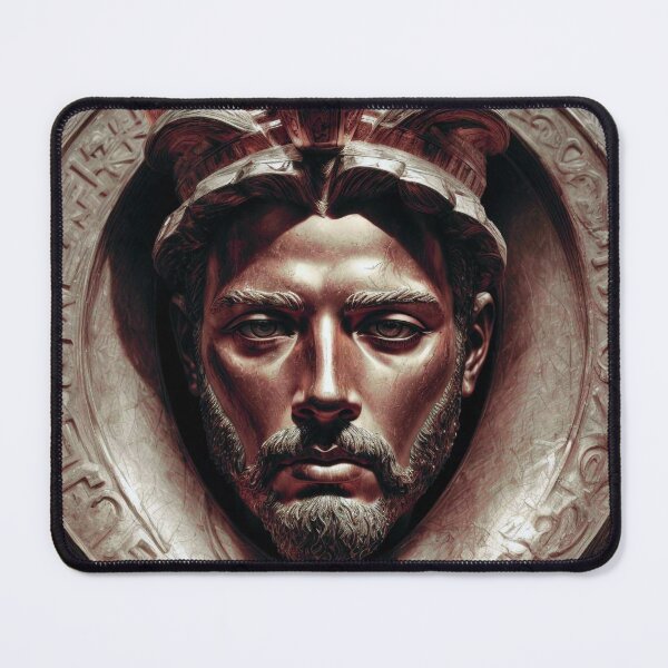 Item preview, Gilded Legacy: Greek Mythological Face Art of King Midas designed and sold by creative-cub.