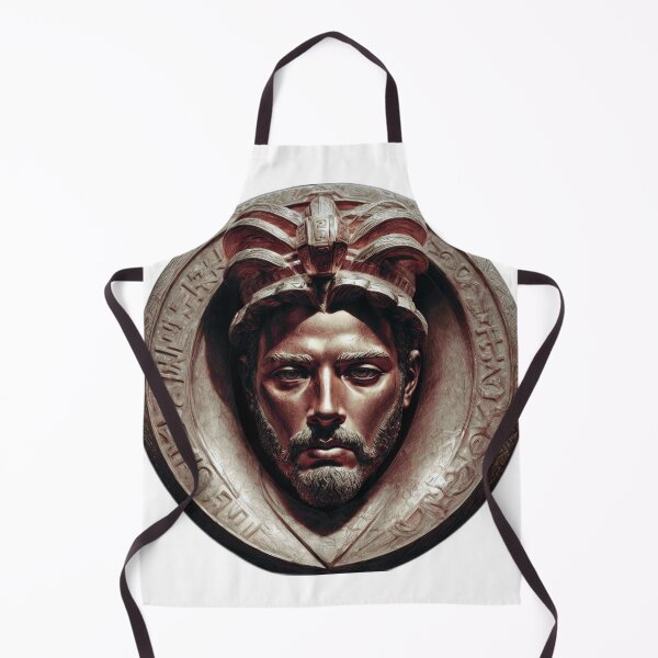 Item preview, Gilded Legacy: Greek Mythological Face Art of King Midas designed and sold by creative-cub.