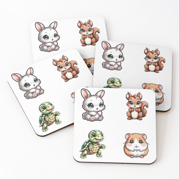 Item preview, Cute animals sticker pack nº2 designed and sold by Inspyralia.