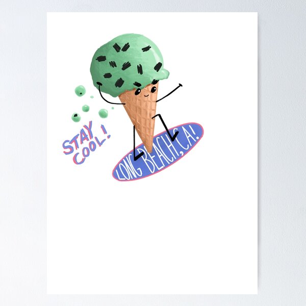 Item preview, Stay cool, Long Beach! designed and sold by avadoodle.