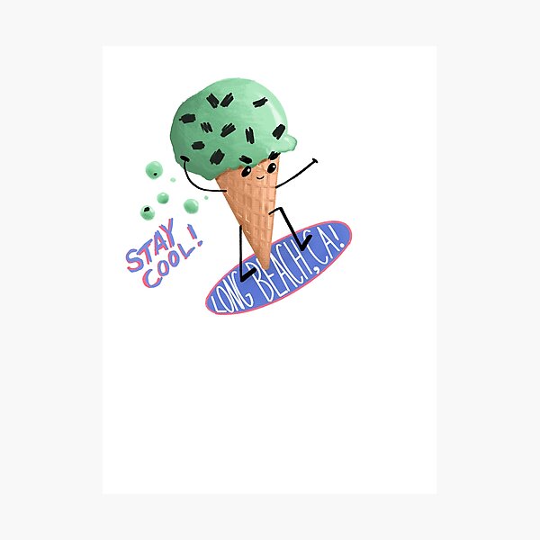 Item preview, Stay cool, Long Beach! designed and sold by avadoodle.