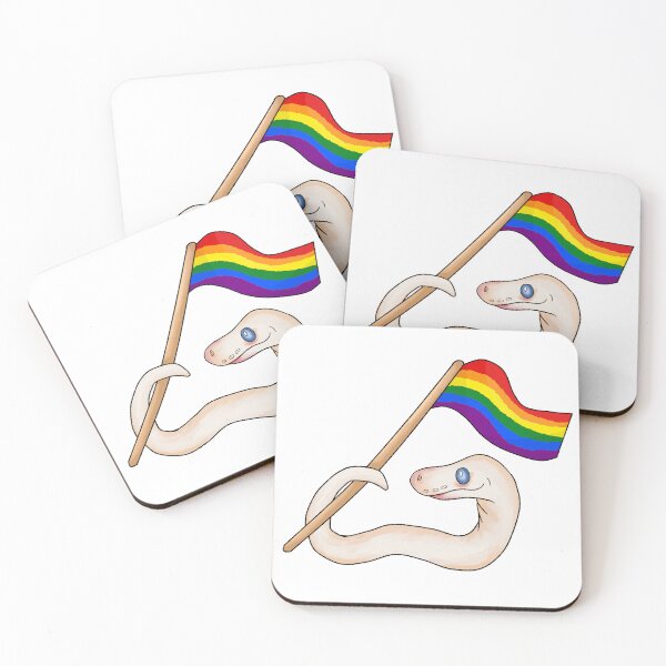 Item preview, Ball Python Pride! [Leucistic Morph, Gay] designed and sold by Quirkball.