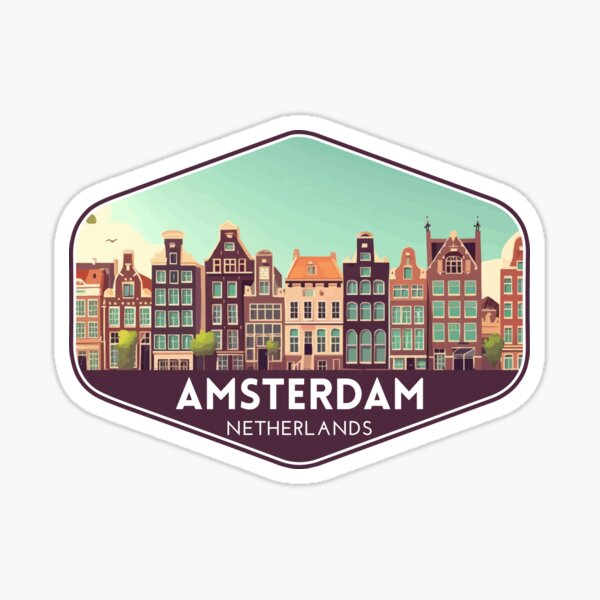 Item preview, Souvenir de voyage d'Amsterdam aux Pays-Bas designed and sold by electricninja.