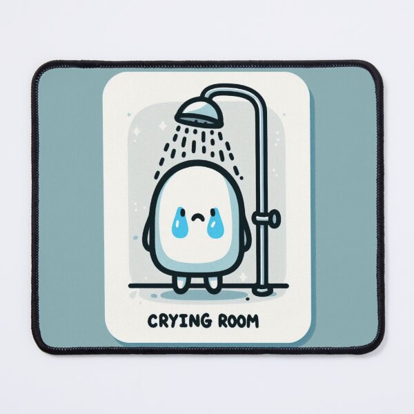 Item preview, Crying Room - Kawaii - Cry in the Shower designed and sold by AmberRoseWrites.