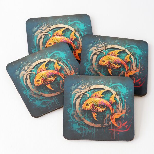 Item preview, Goldfish Art Paint designed and sold by JustArtDesign9.