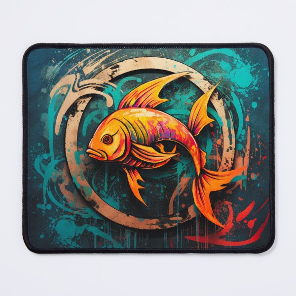 Item preview, Goldfish Art Paint designed and sold by JustArtDesign9.