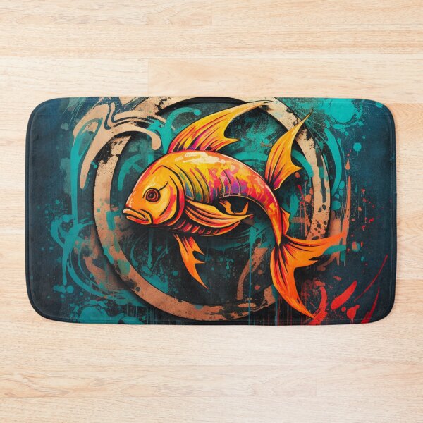 Item preview, Goldfish Art Paint designed and sold by JustArtDesign9.