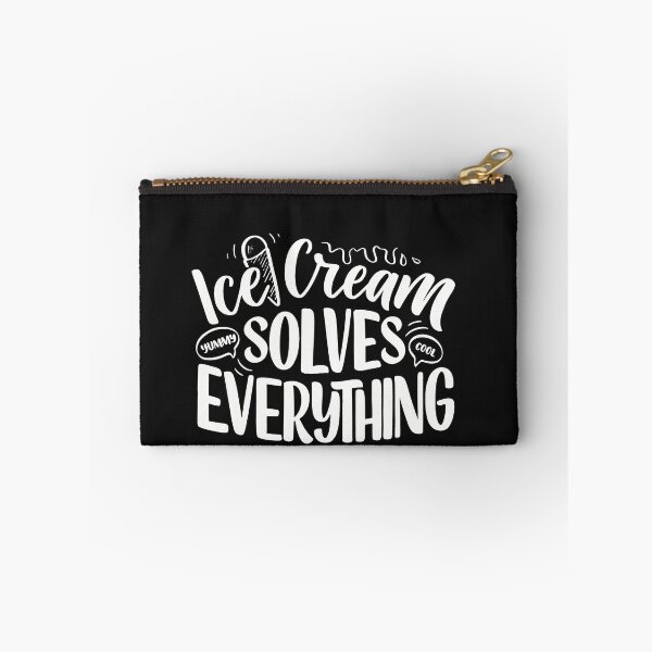 Item preview, ICE CREAM SOLVES EVERYTHING designed and sold by Funky  Fibers.