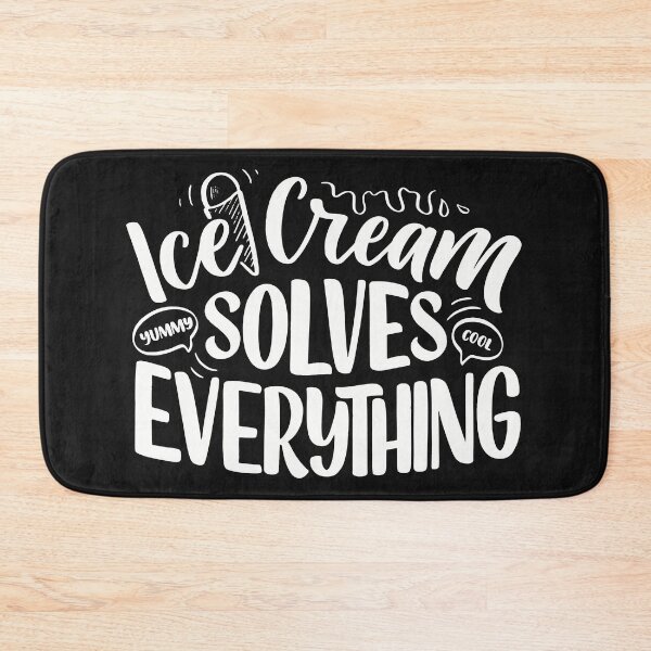 Item preview, ICE CREAM SOLVES EVERYTHING designed and sold by Funky  Fibers.