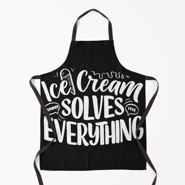 Item preview, ICE CREAM SOLVES EVERYTHING designed and sold by Funky Fibers.