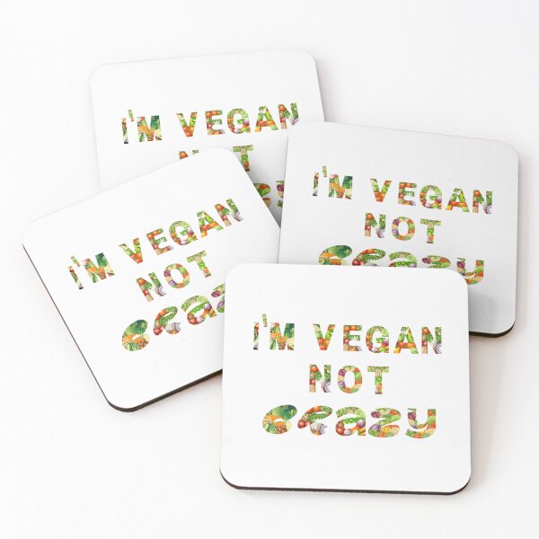 Item preview, I'm Vegan not crazy designed and sold by NaMieSz.