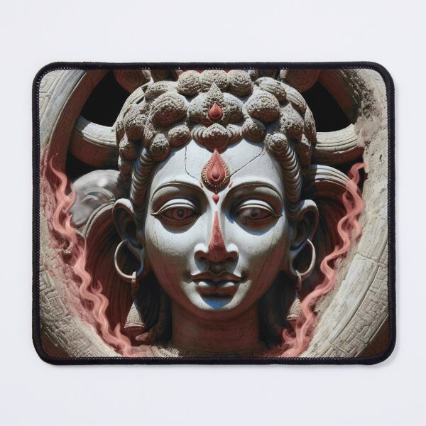 Item preview, Agni's Radiant Visage: Hindu Mythological Face Art designed and sold by creative-cub.