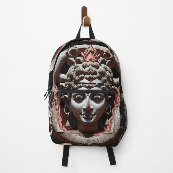 Item preview, Agni's Radiant Visage: Hindu Mythological Face Art designed and sold by creative-cub.